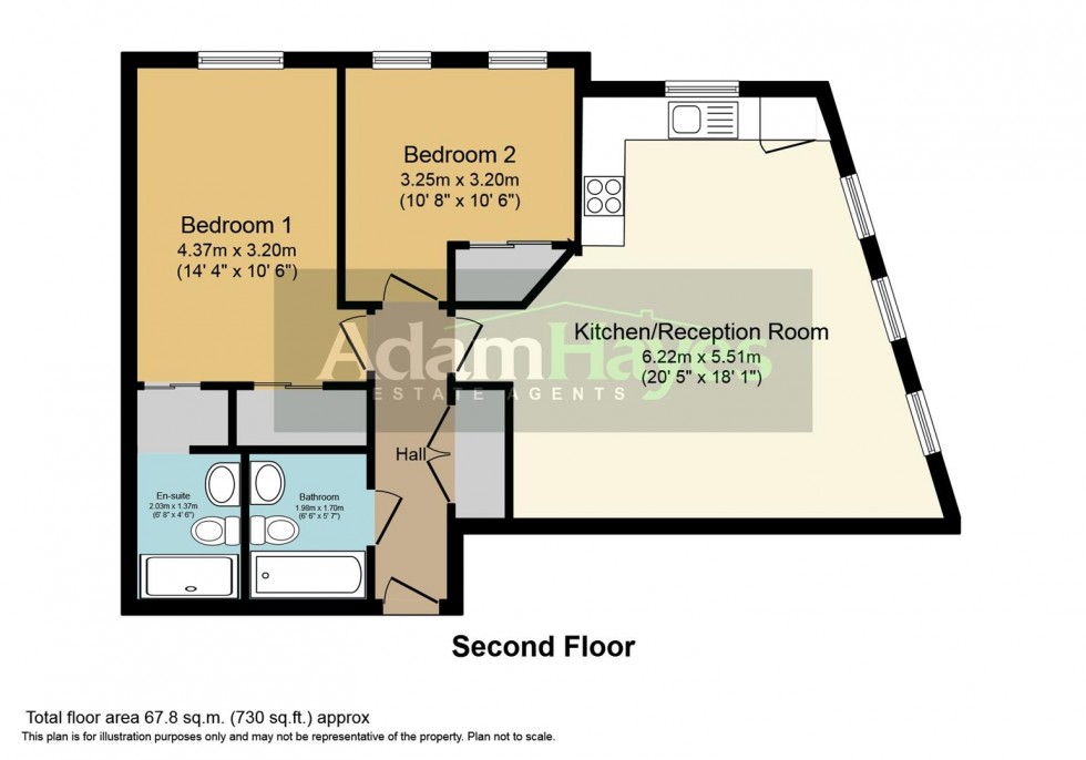 Floorplan for Alberon Gardens, Temple Fortune, NW11