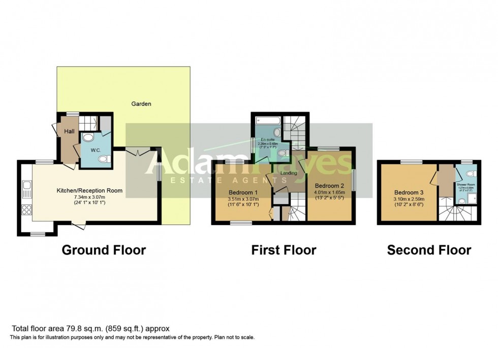 Floorplan for Viceroy Close, East Finchley, N2