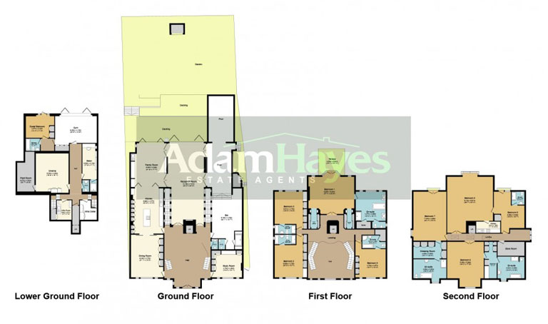 Colour Floorplans