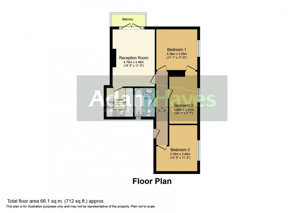 Floorplan for The Grange, East Finchley,N12