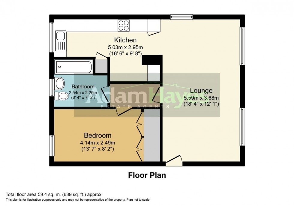 Floorplan for Christchurch Avenue, North Finchley N12