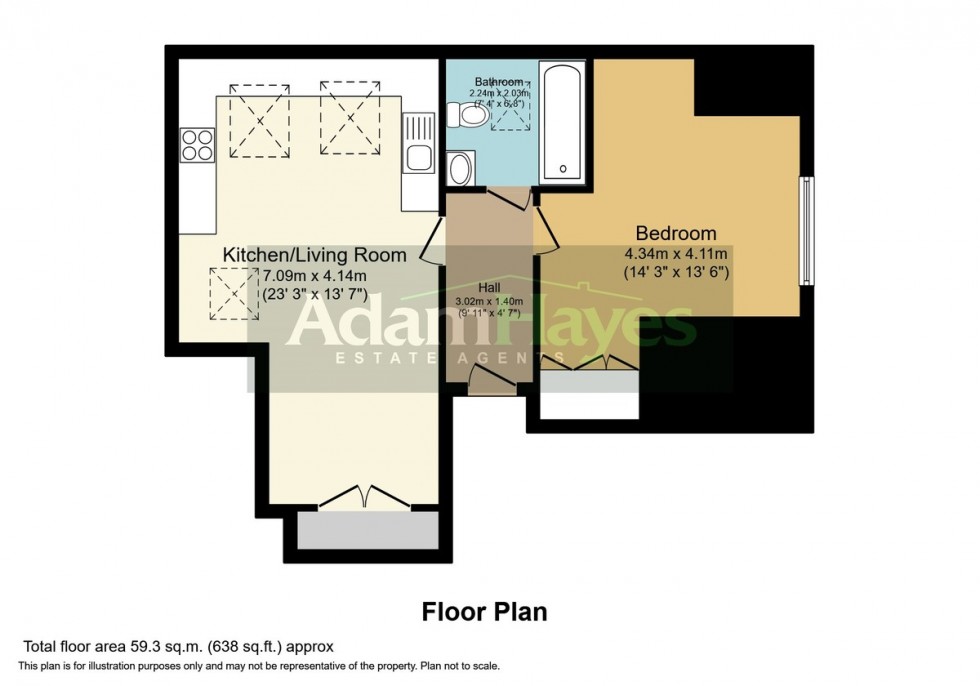 Floorplan for Alexandra Grove, North Finchley N12