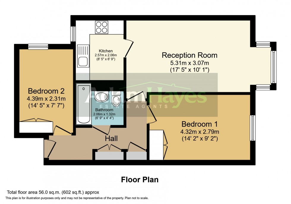 Floorplan for Deanery Close, East Finchley N2
