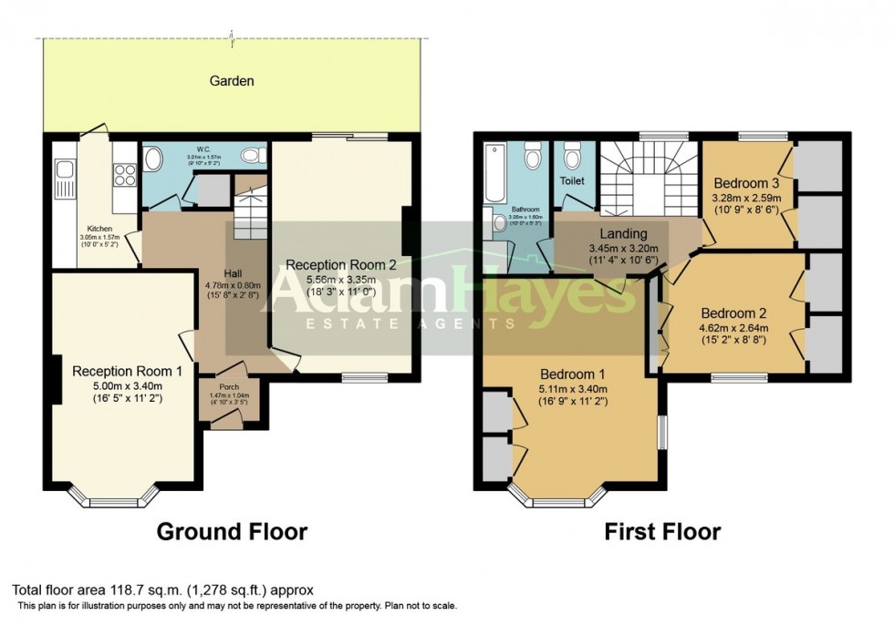 Floorplan for Woodberry Grove, North Finchley N12