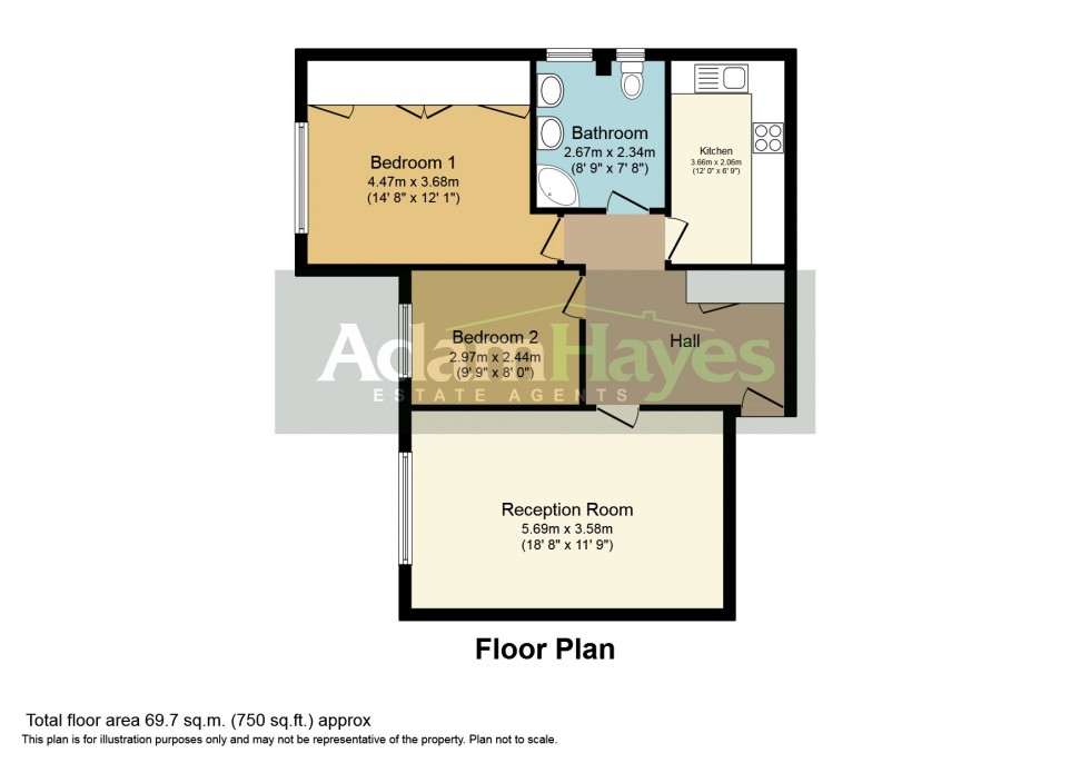 Floorplan for Nether Street, Finchley N3