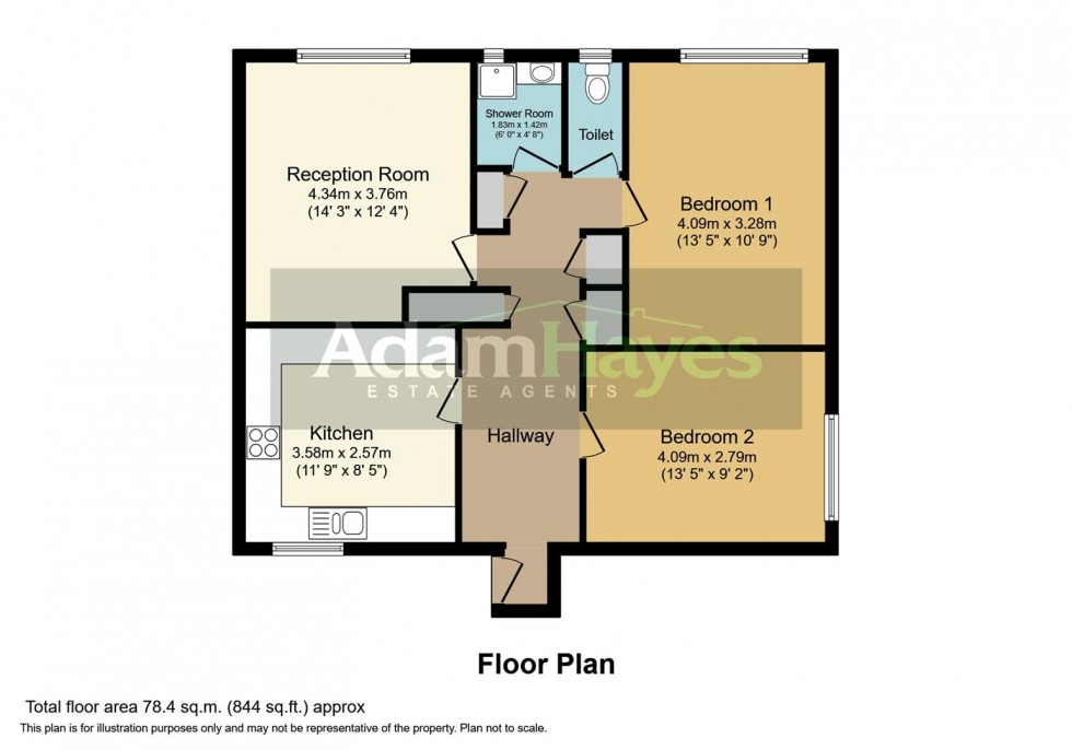 Floorplan for High Road, East Finchley, N2