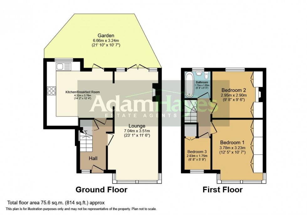 Floorplan for The Close, East Barnet, EN4