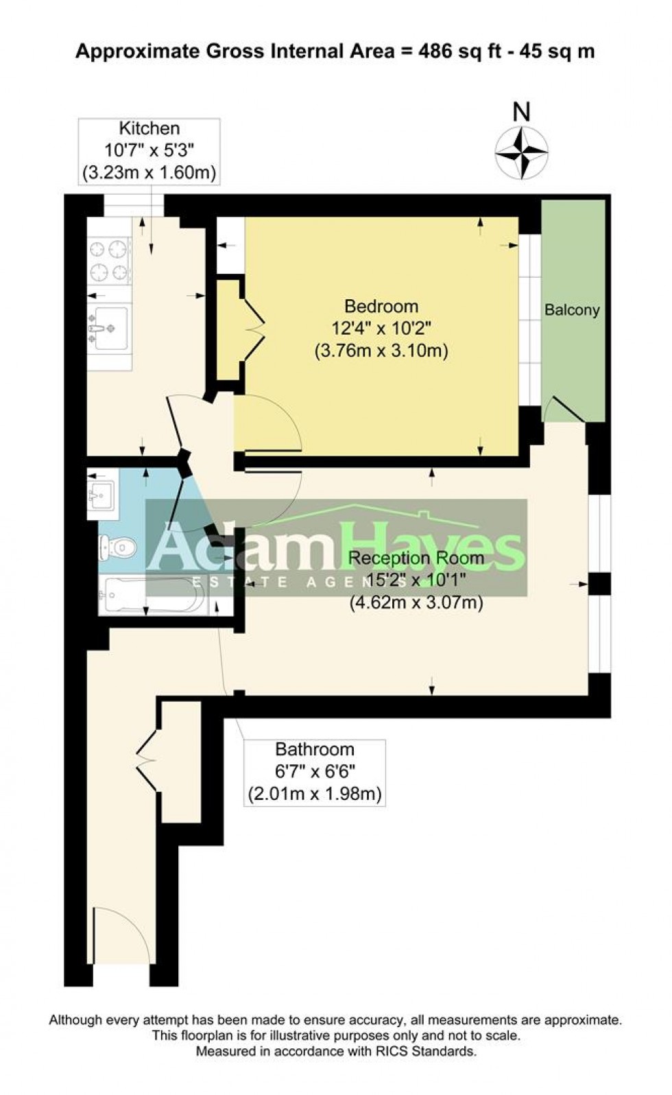 Floorplan for Ashbourne Close, Woodside Park, N12