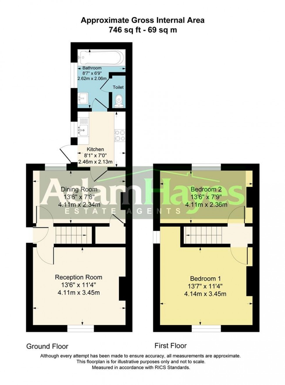 Floorplan for College Terrace, Finchley Central, N3