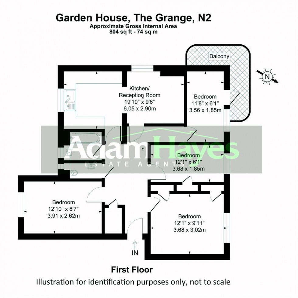 Floorplan for The Grange, East Finchley, N2