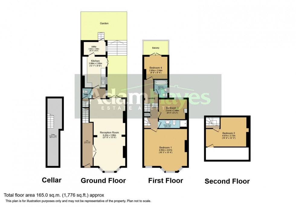 Floorplan for Baronsmere Road, East Finchley, N2