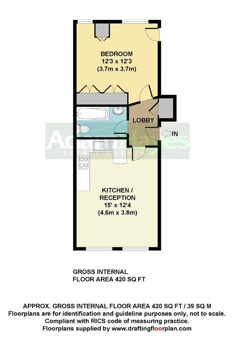 Floorplan for Eagle Lodge, Golders Green, NW11