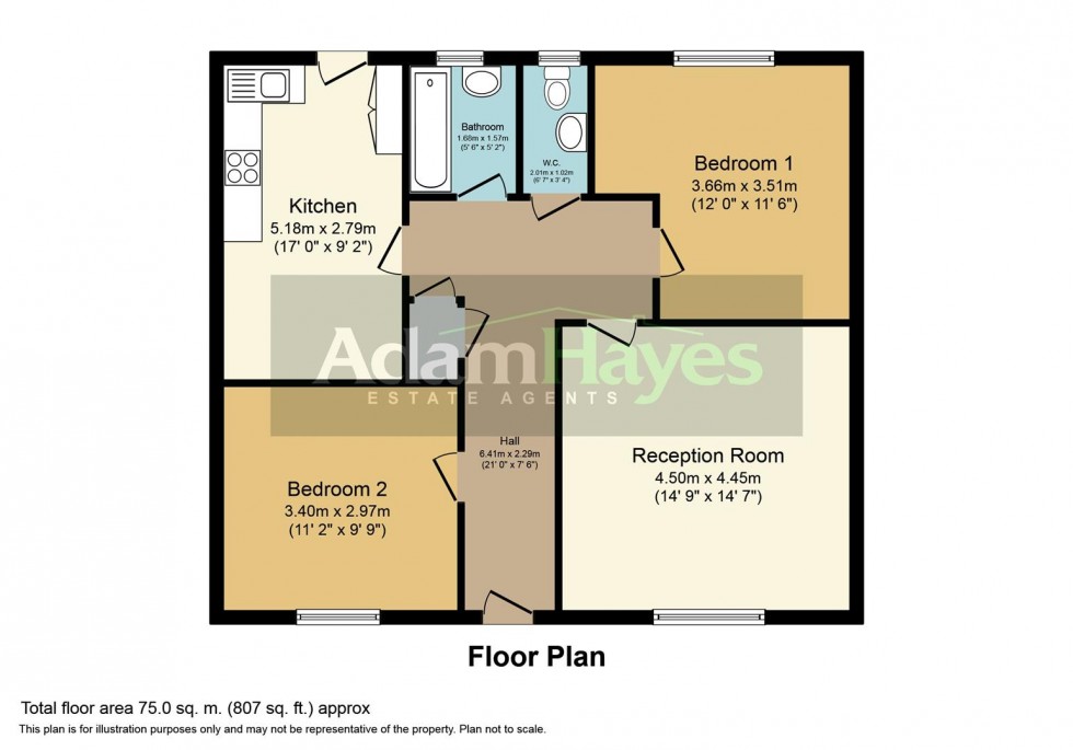 Floorplan for Woodhouse Road, North Finchley, N12