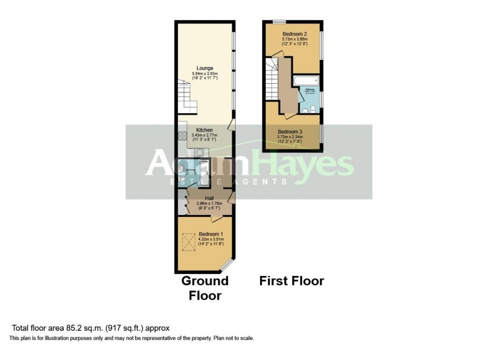 Floorplan for Dale Grove, North Finchley, N12