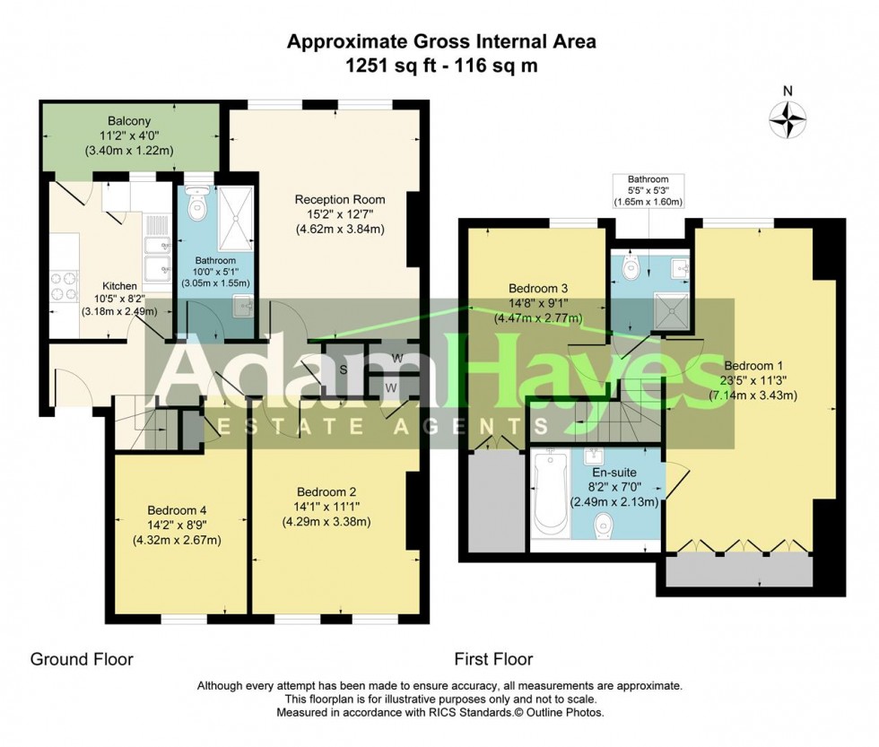 Floorplan for Falloden Way, Hampstead Garden Suburb, NW11