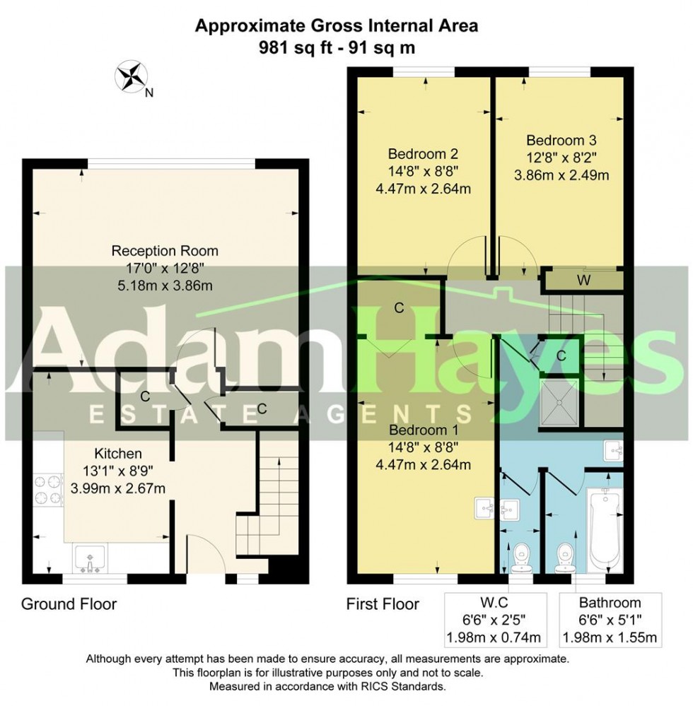 Floorplan for High Road, East Finchley, N2