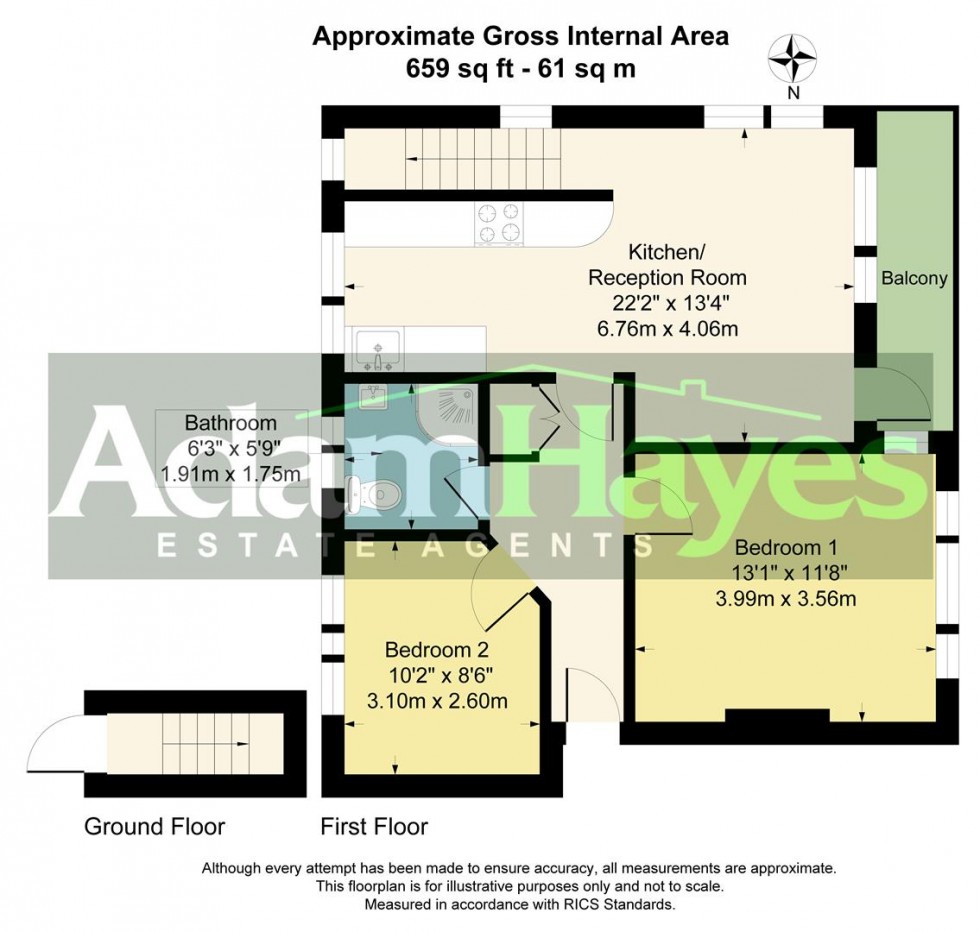 Floorplan for Nether Street, North Finchley, N12