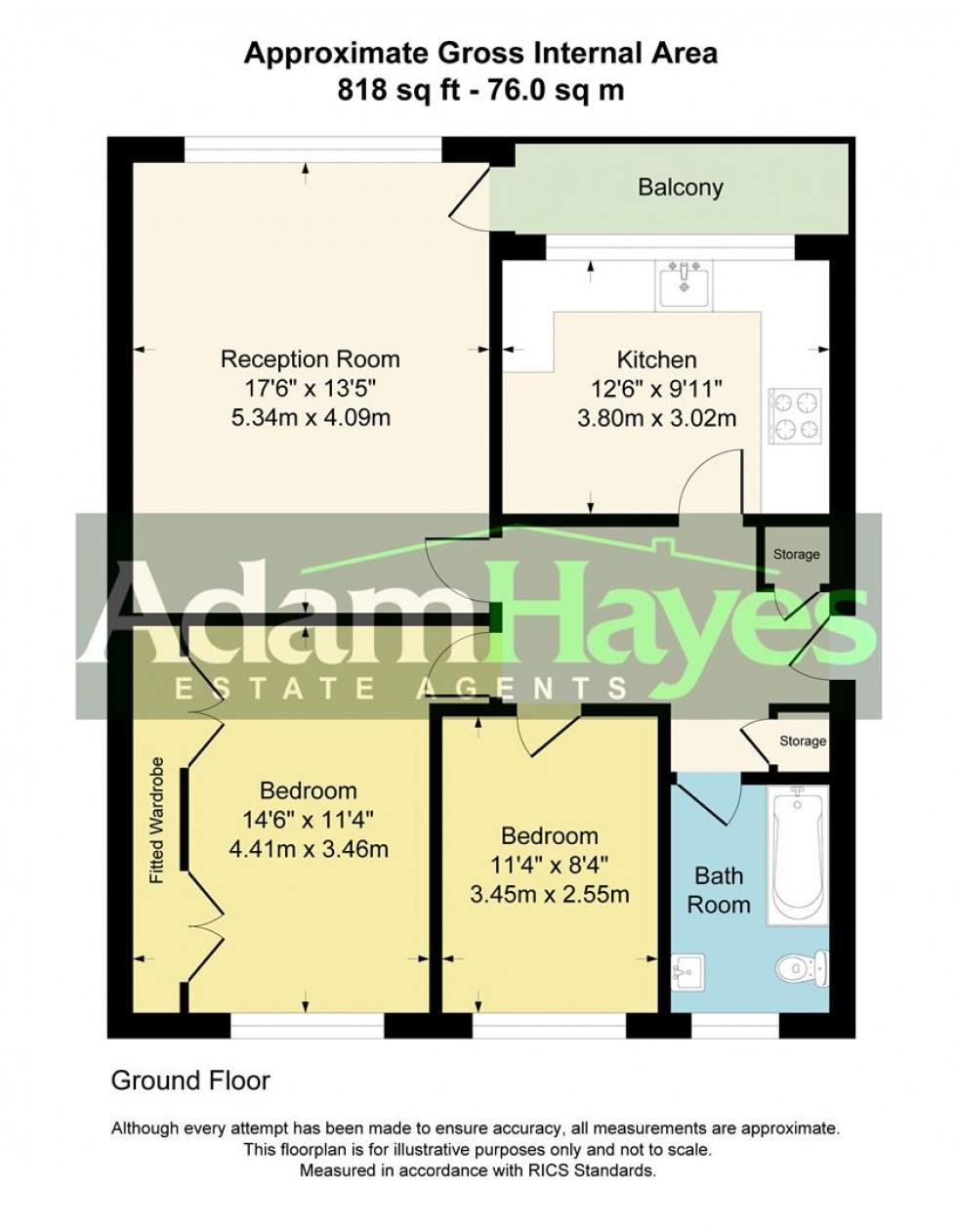 Floorplan for Moss Hall Grove, North Finchley, N12