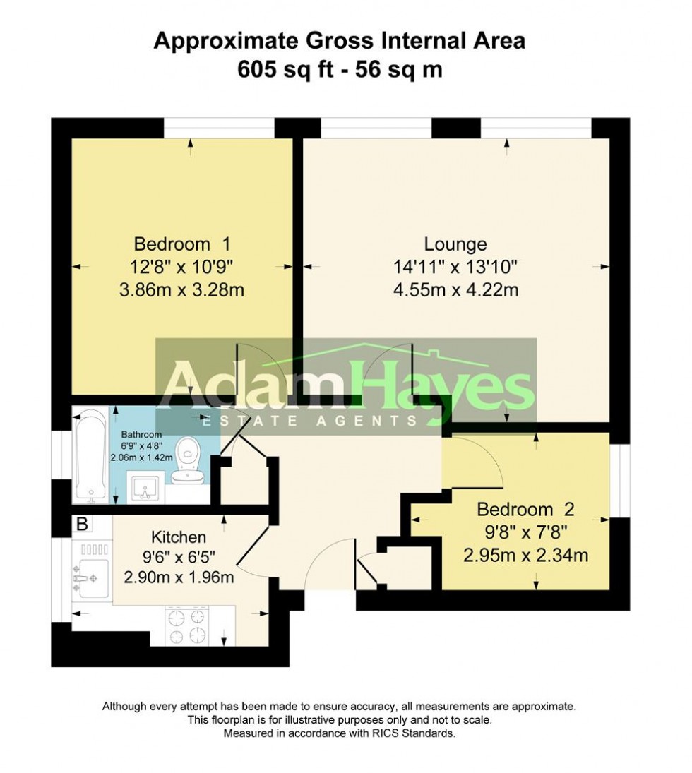 Floorplan for High Road, North Finchley, N12