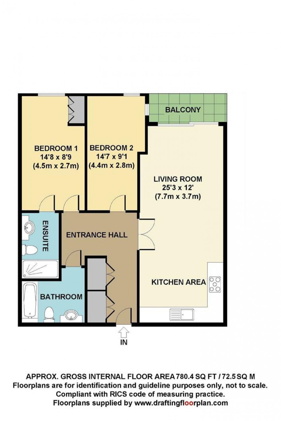 Floorplan for Kingsway, North Finchley, N12