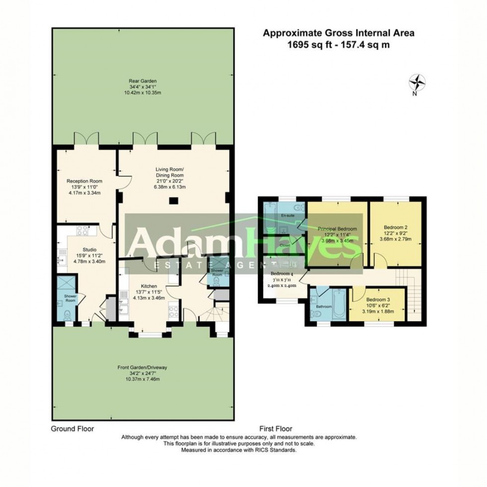 Floorplan for Kingsgate Avenue, Finchley, N3