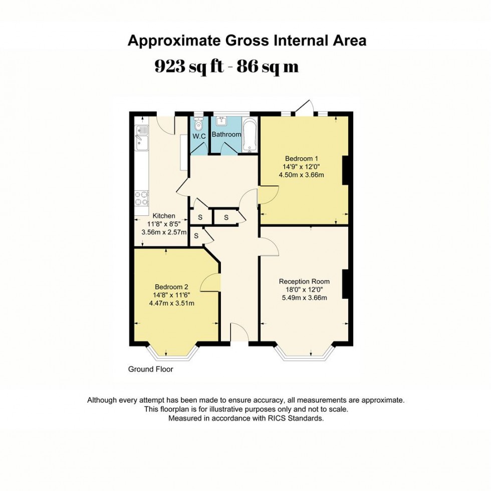 Floorplan for Fallow Court Avenue, North Finchley, N12