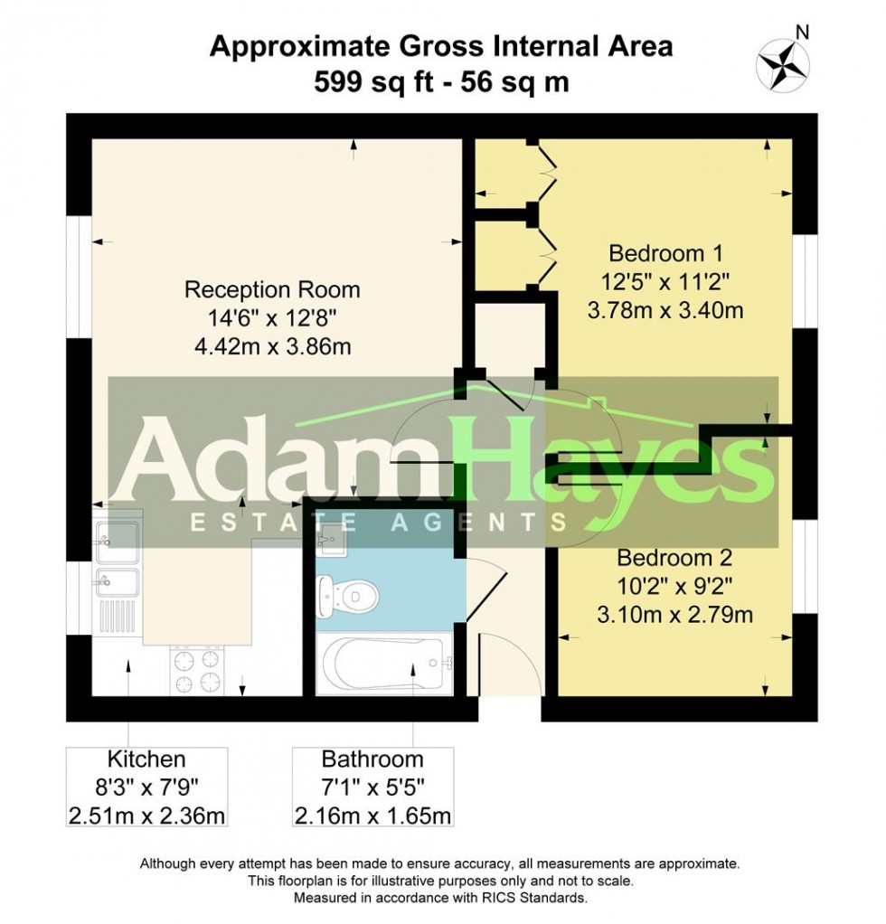 Floorplan for Coppetts Road, Muswell Hill N10