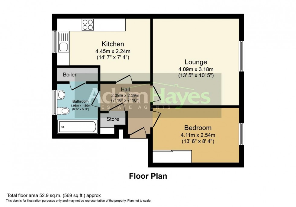 Floorplan for Bittacy Hill, Mill Hill East, NW7