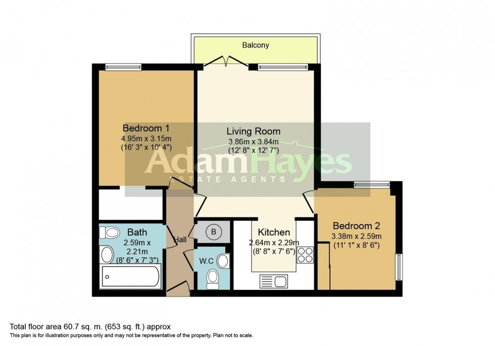 Floorplan for Magdalene Gardens, Whetstone, N20