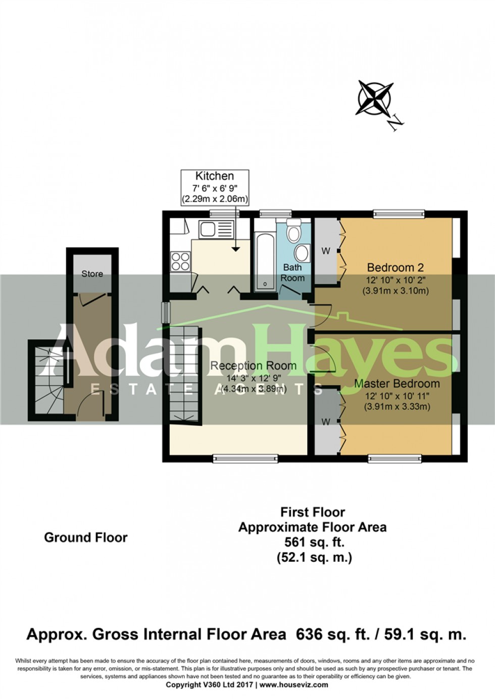 Floorplan for Neale Close, Hampstead Garden Suburb, N2