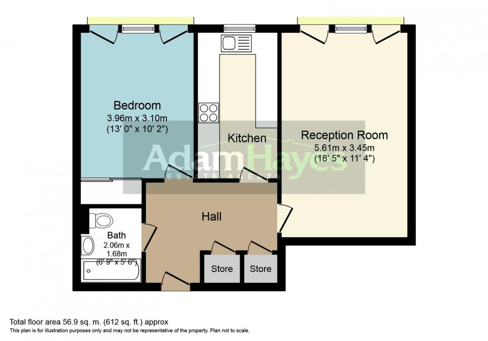 Floorplan for Sandringham Gardens, North Finchley, N12