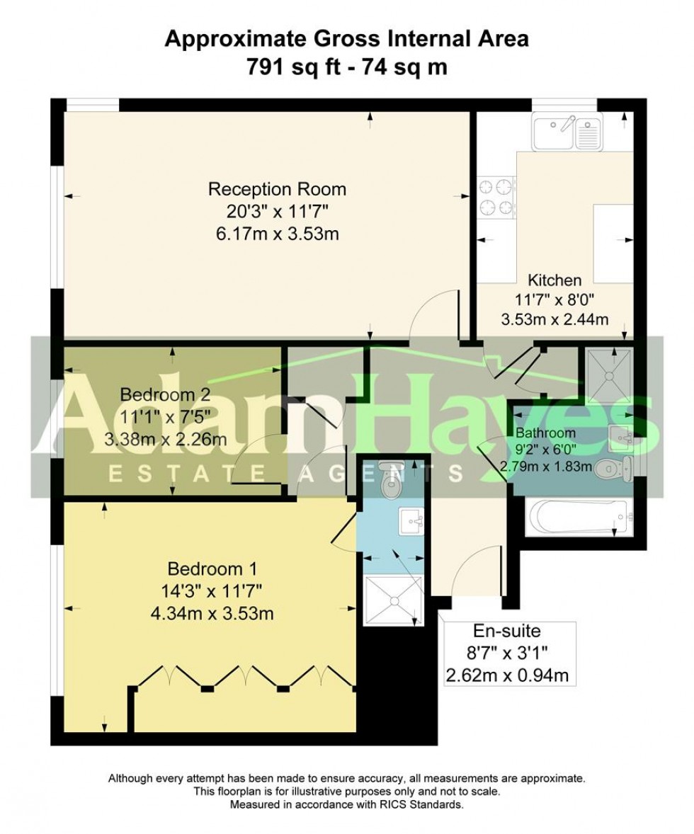 Floorplan for Hendon Lane, Finchley Central, N3