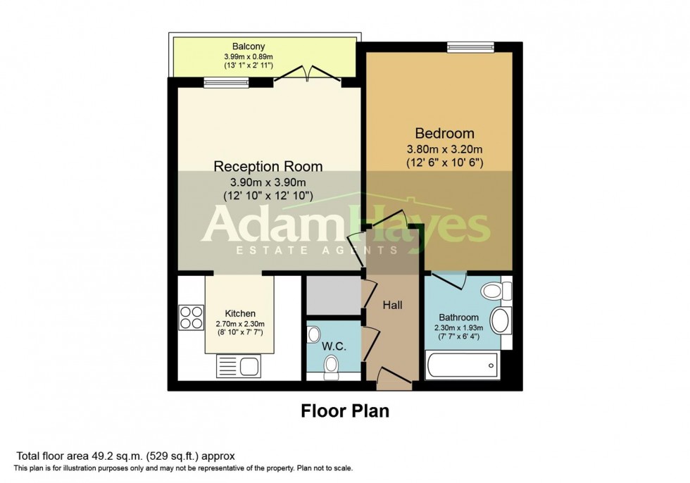 Floorplan for Magdalene Gardens, Whetstone, N20