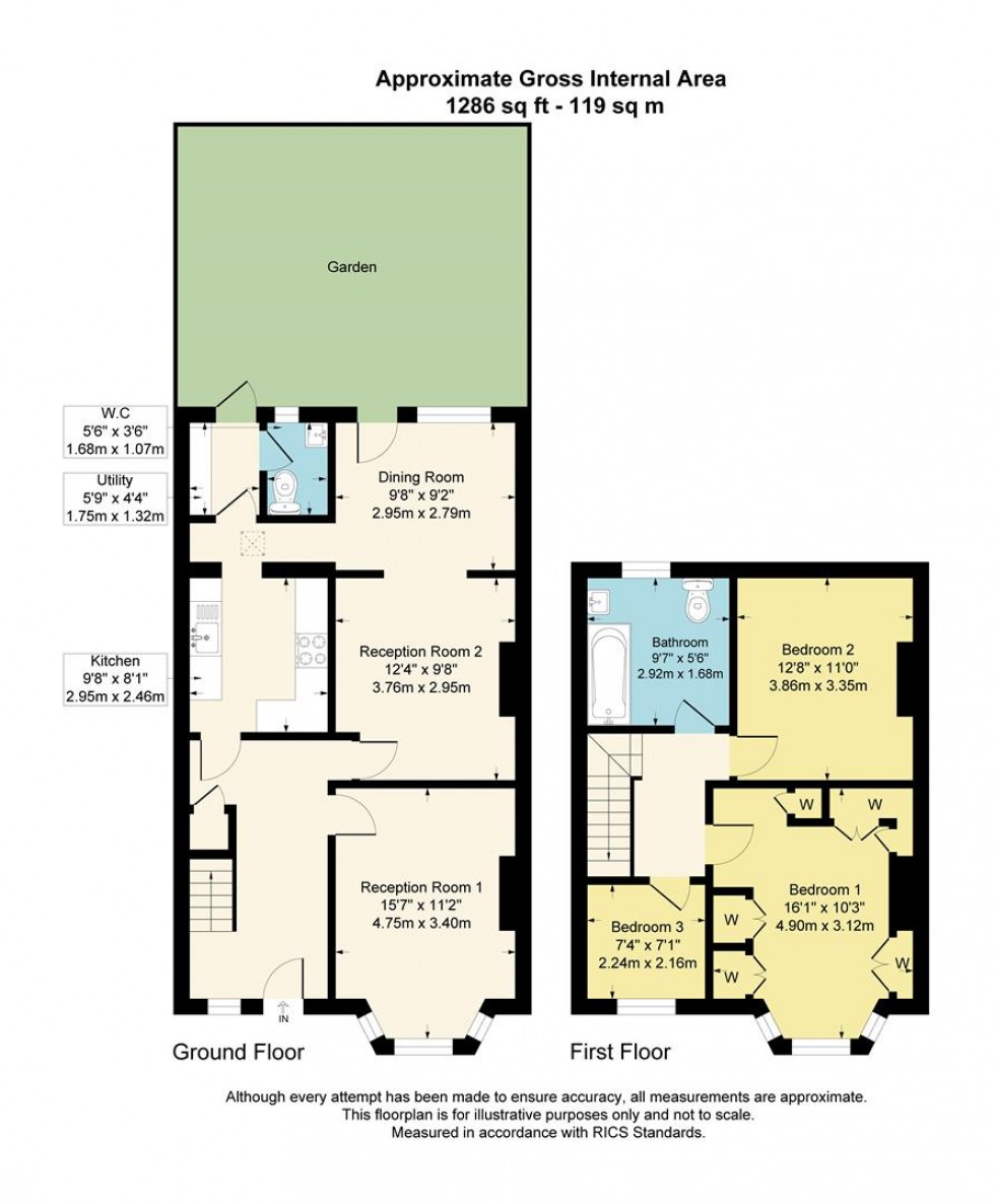 Floorplan for Friary Road, North Finchley, N12