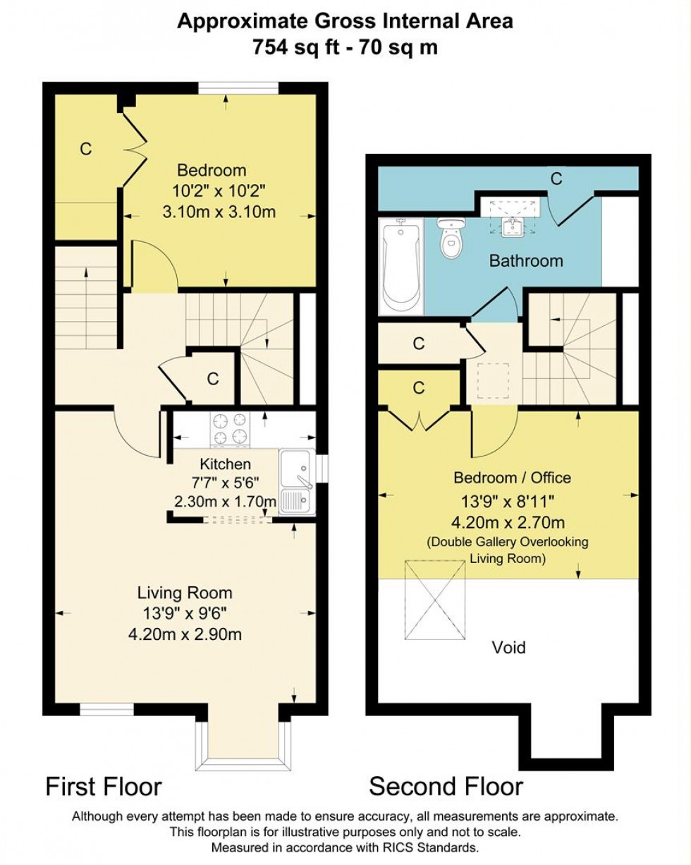 Floorplan for Dorset Mews, Finchley Central, N3