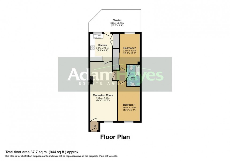 Floorplan for The Causeway, East Finchley N2
