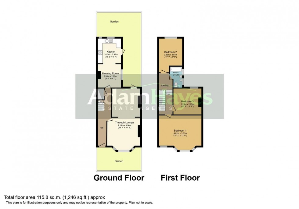 Floorplan for Long Lane, East Finchley N2