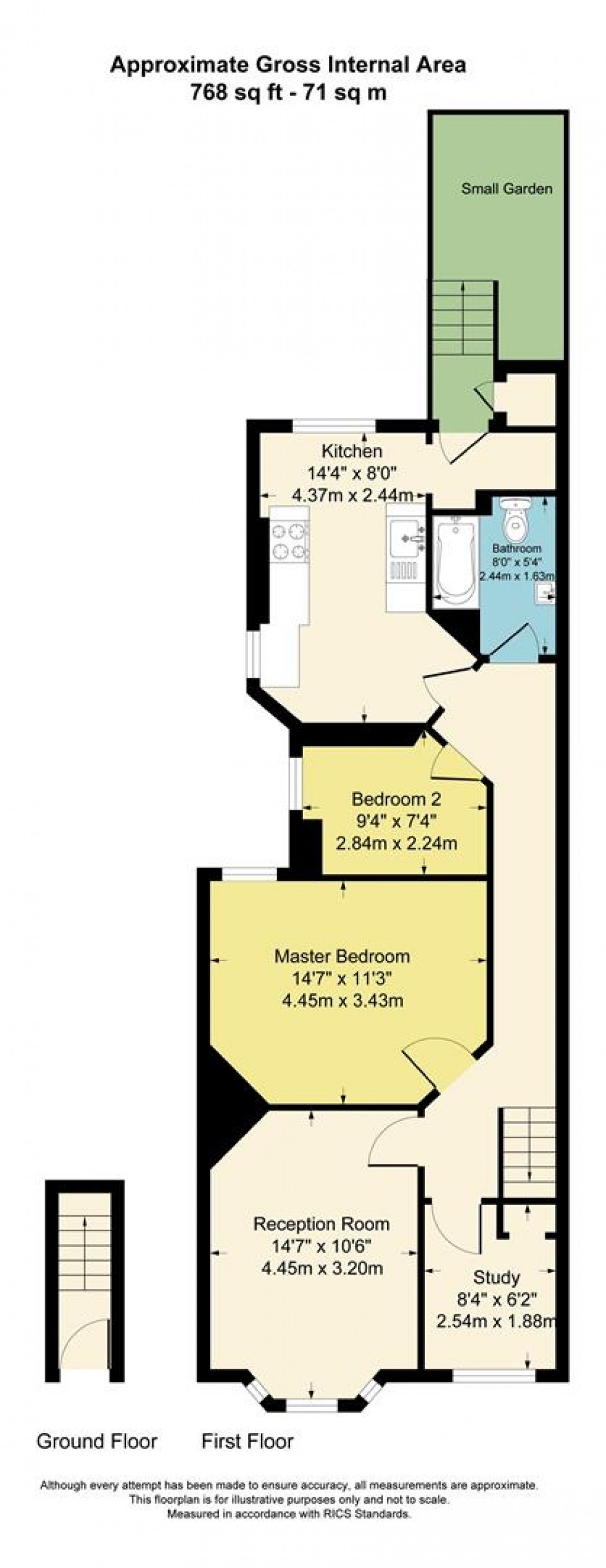 Floorplan for Grange Avenue, North Finchley, N12