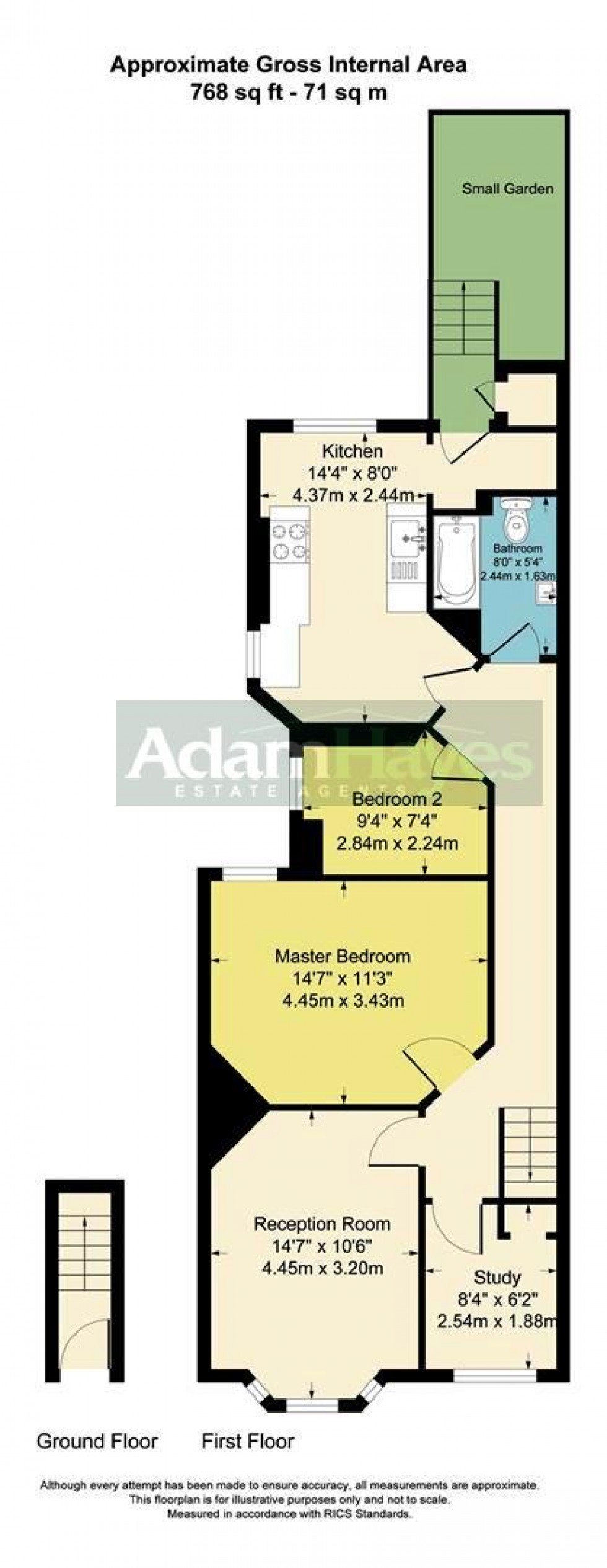 Floorplan for Grange Avenue, North Finchley, N12