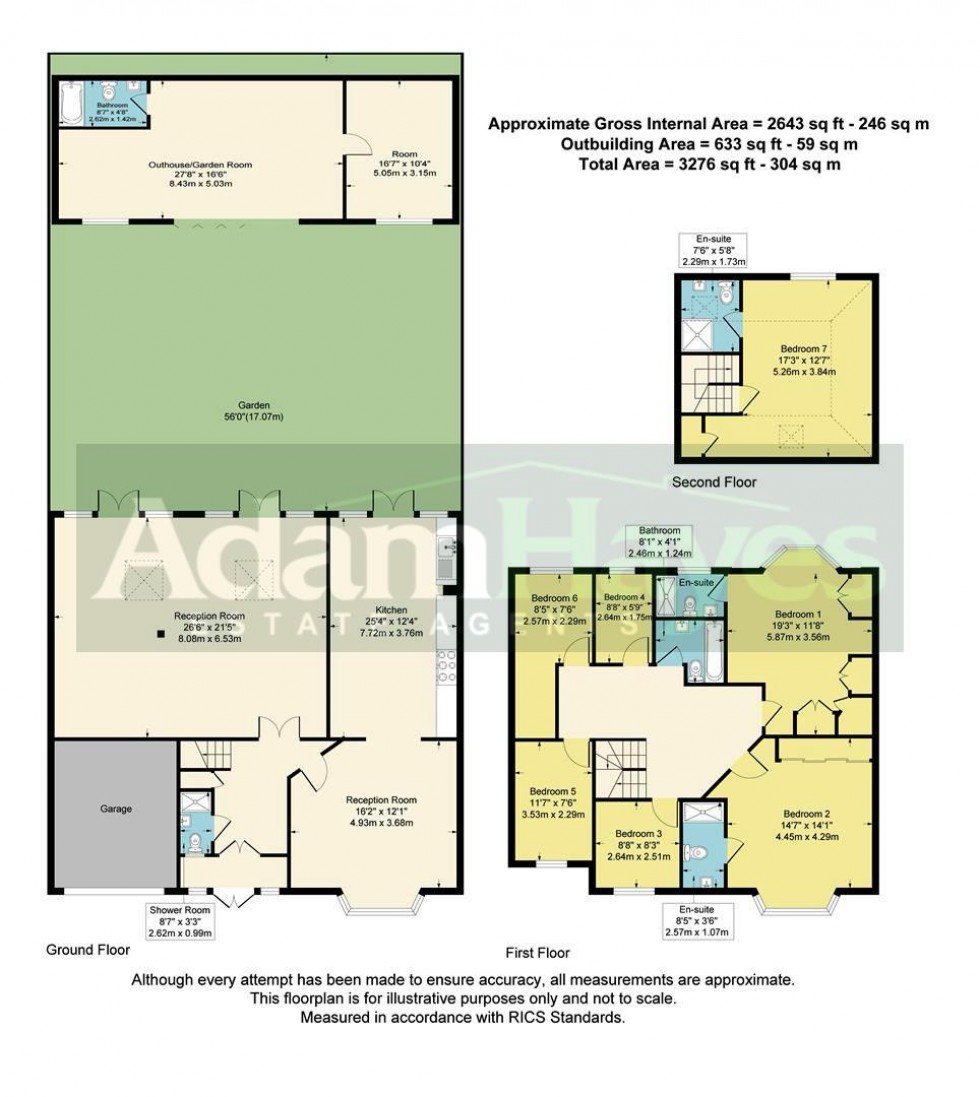Floorplan for Foscote Road, Hendon, NW4