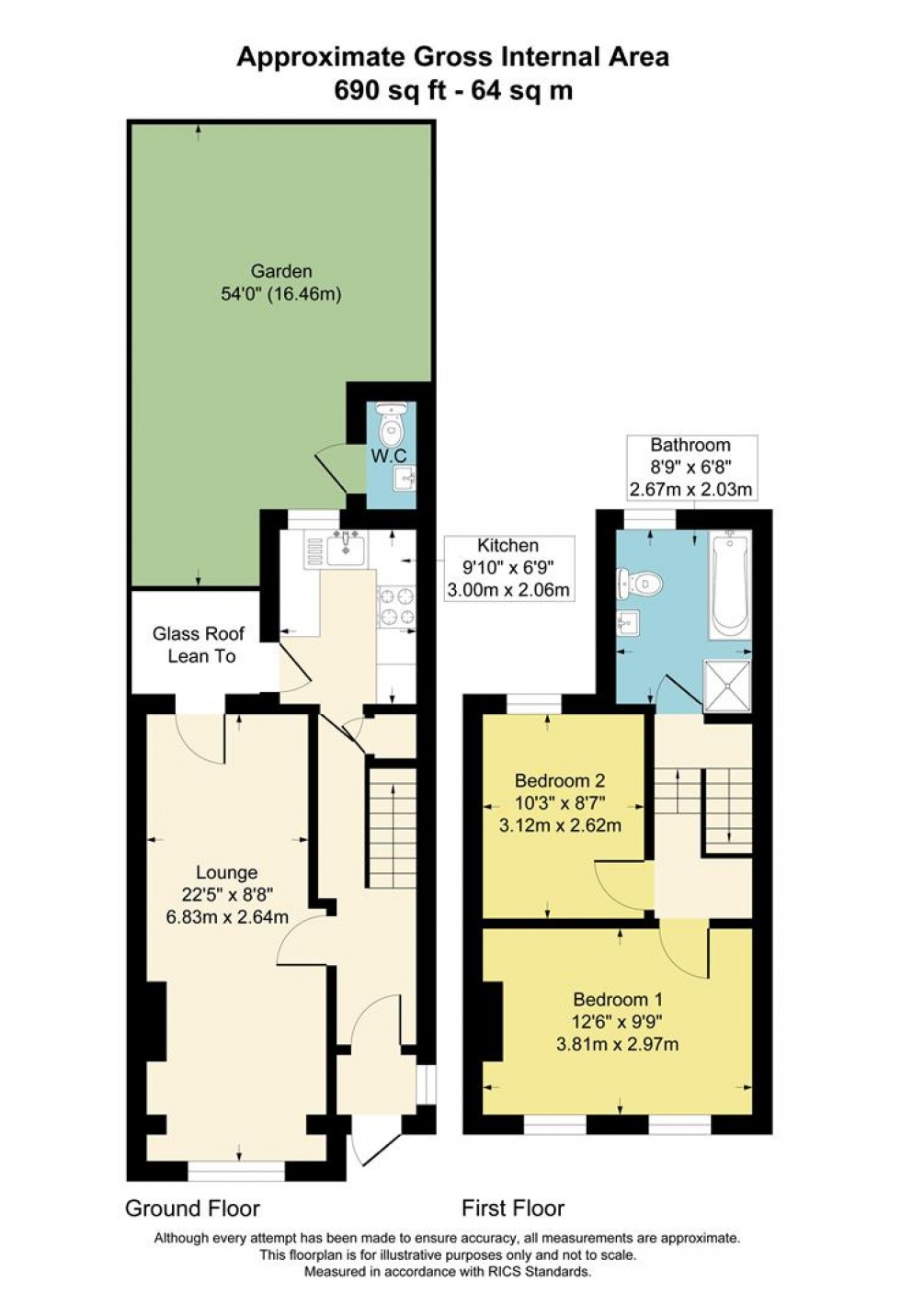 Floorplan for Long Lane, Finchley Central, N3