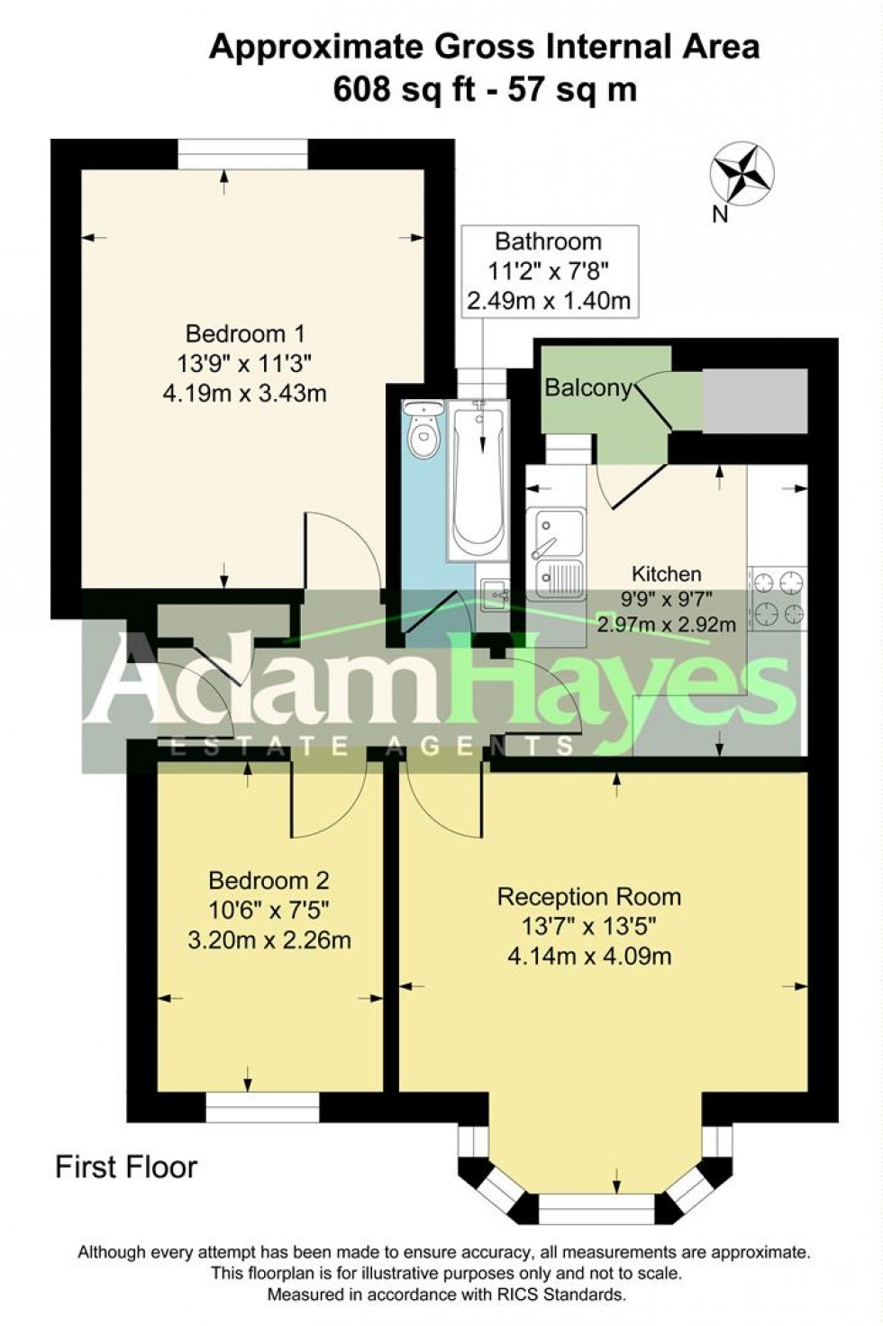 Floorplan for Oakleigh Road North, New Southgate, N20