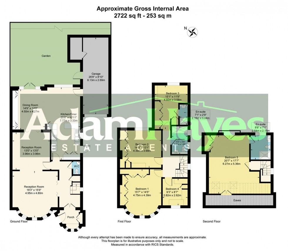 Floorplan for Michleham Down, North Finchley, N12