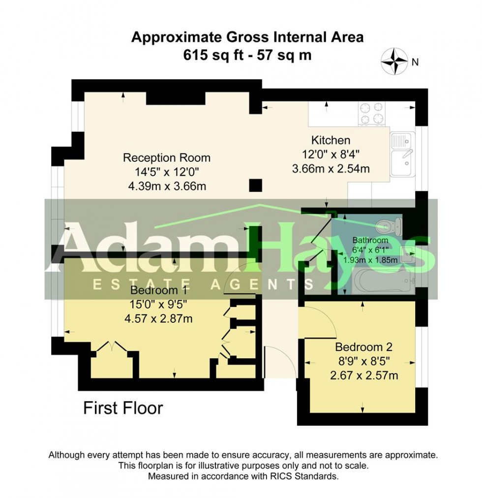 Floorplan for Amberden Avenue, Finchley Central, N3