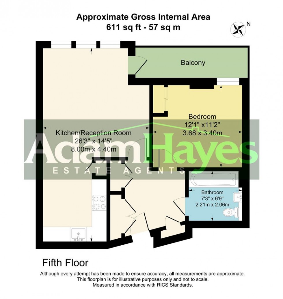 Floorplan for Montmorency Gardens, New Southgate, N11