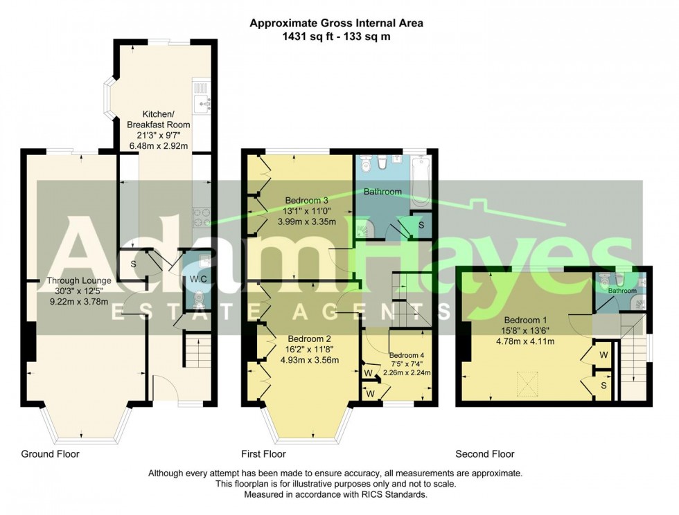 Floorplan for Mayfield Avenue, North Finchley, N12