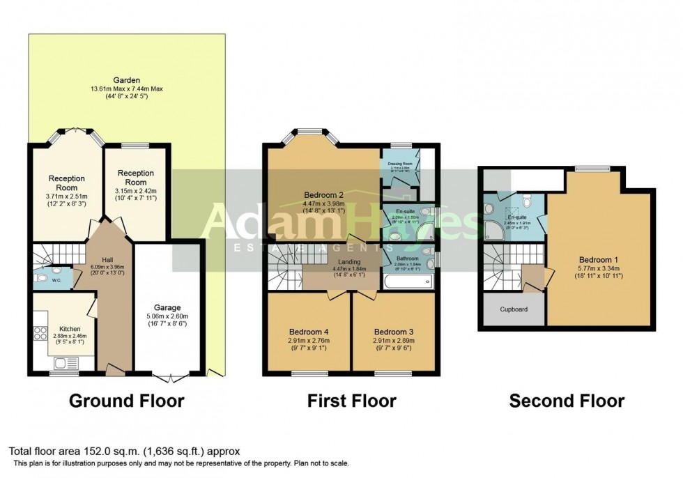 Floorplan for Dale Grove, North Finchley, N12