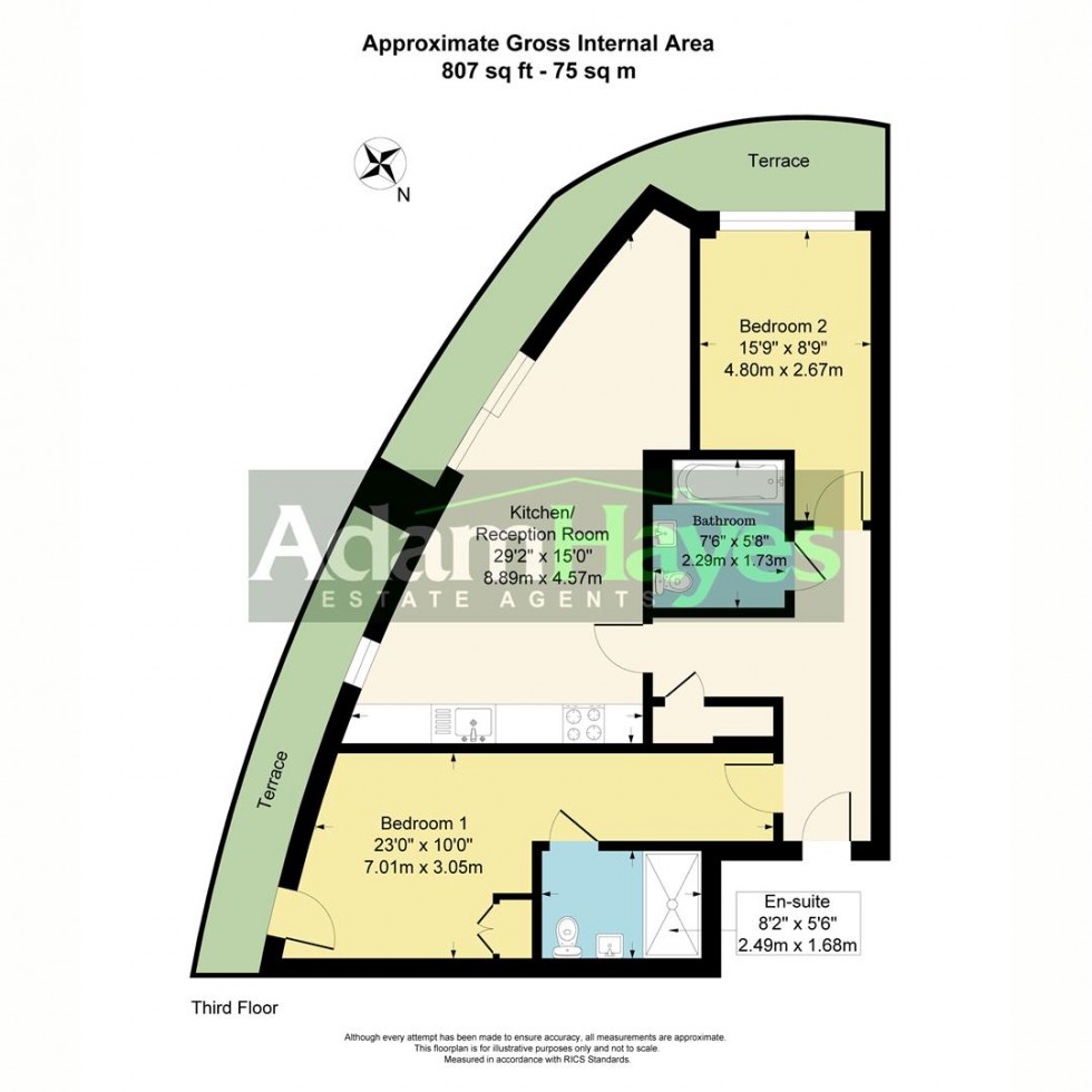 Floorplan for Regents Park Road, Finchley Central, N3