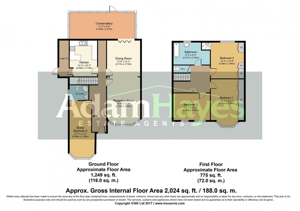 Floorplan for Wentworth Avenue, Finchley, N3
