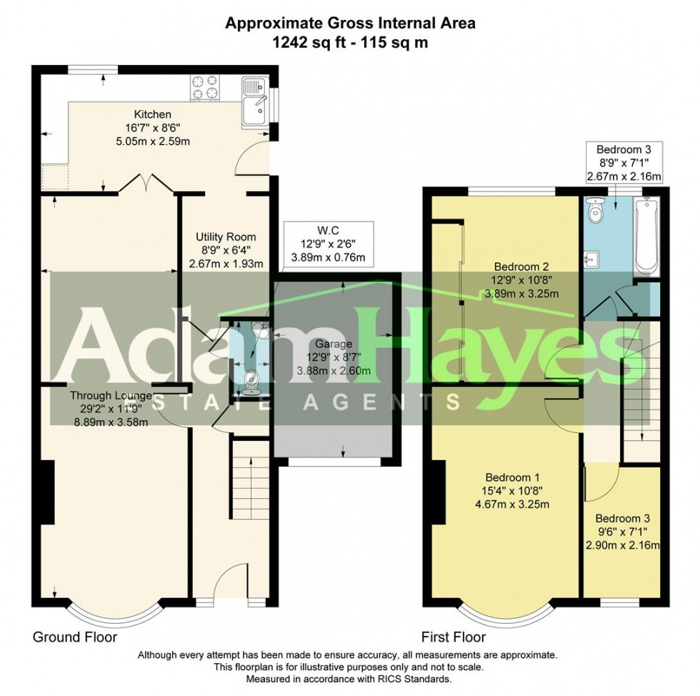 Floorplan for Woodside Grove, North Finchley, N12